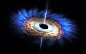 Researchers identify where giant jets from black holes discharge their energy