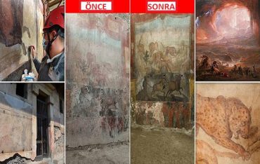 Pompeiinin 2000 Yıllık Freskinde Antik Mısır'la Bağlantılı Çarpıcı Görüntüler Ortaya Çıktı