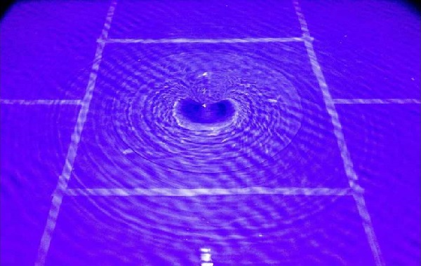 Backreaction observed for first