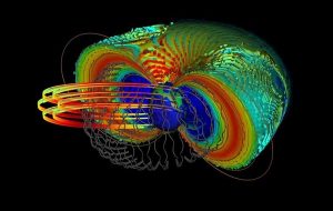 How do electrons close to Earth