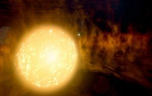 Scientists sketch aged star