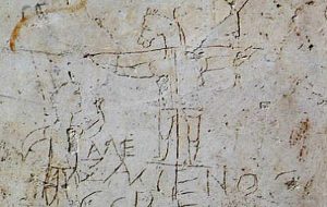 Çarmıha Gerilmenin En Eski Resmi, Hristiyanlık Karşıtı Eşek Başlı Bir Grafiti Keşfedildi