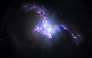 Hubble spots double quasars