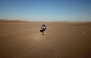 NASA balloon detects California