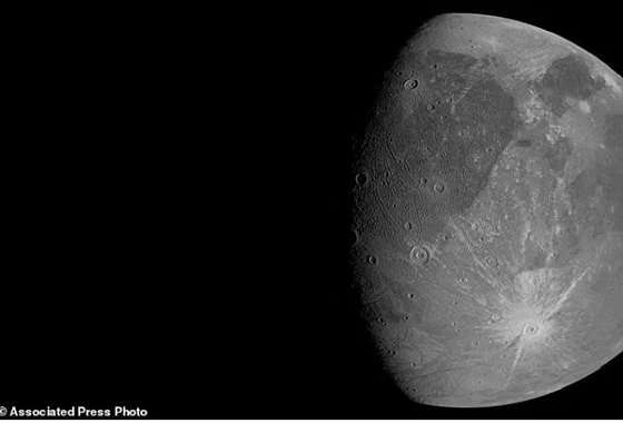 Juno, Güneş Sisteminin En Büyük Uydusunun Görüntülerini Yanı Başından Çekti