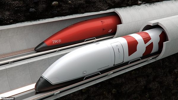 Cenevre-Zürih Arasındaki 3 Saatlik Yolu 17 Dakikaya İndirecek Hız Kovanı Sistemi