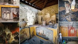 Lavların Altından Çıkarılan 2000 Yıllık Pompeii Lokantısı Turistlerin Ziyaretine Açılıyor