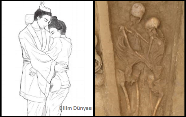 Çinde Keşfedilen 1500 Yıllık Sonsuz Aşk Çiftinde Kadın Kendini Feda Etmiş Olabilir