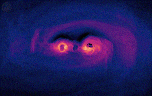 Pulsar Timing Array Explores Mystery Gravitational Waves From Supermassive Black Holes