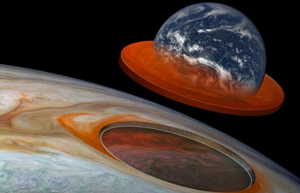 Jüpiterin Dünyayı Yutacak Kadar Büyük Kırmızı Noktasının Derinliği Ölçüldü