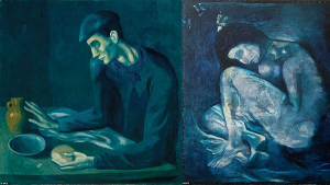 Yapay Zeka "Kör Adamın Yemeği" Tablosunda Picasso'nun Sakladığı Çıplak Kadını Ortaya Çıkardı