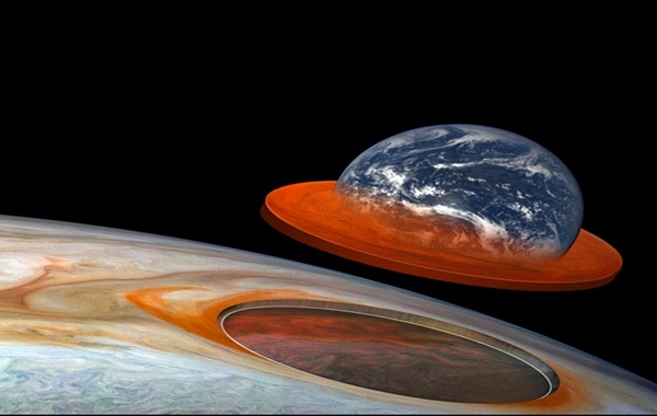 Artifact Gnide kaustisk Juno Spacecraft Reveals Jupiter's Great Red Spot Extends Deeper Than