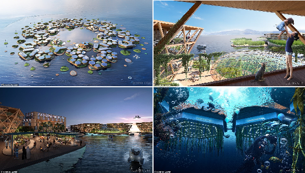 Taşkınlara Dayanıklı Dünyanın İlk Yüzen Şehri Güney Kore'de Kuruluyor