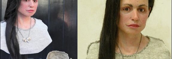 Cebelitarıkta Bulunan 7500 Yılllık "Anadolu Kadını"nın Yeniden Oluşturulmuş Yüzü