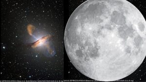 Dolunaydan 16 Kat Büyük Bir Kara Delik Patlaması Yakalandı (VİDEO)