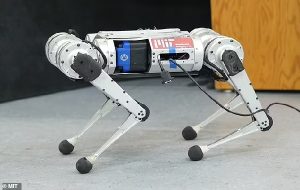 Forget robot dogs! 'Virtually indestructible' four-legged robotic CHEETAH can run at speeds of up to 9mph across a range of terrain including gravel and ice