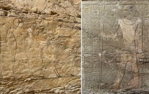 Archaeologists discover tomb of Ancient Egyptian royal clerk at Saqqara