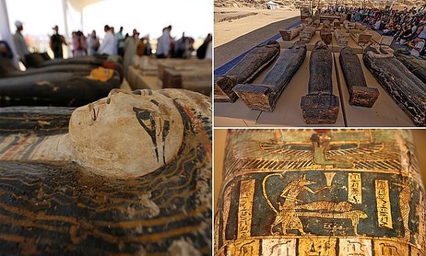 Mısırın Sakkara Köyünde 2500 Yıllık Yüzlerce Mumya Keşfedildi