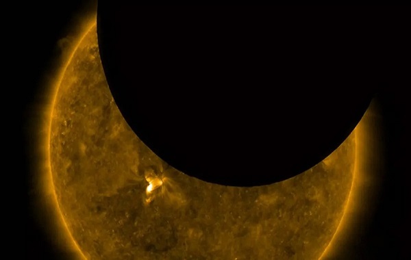 NASA Sungazing Observatory Captures Stunning Solar Eclipse From Space