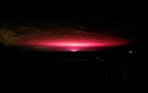 Aurora Marijuanis? Eerie Pink Glow Lights Up The Sky Above Australian Town