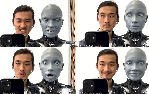 En Gelişmiş Robot Ameca, Ürpertici Yeni Videoda Yüz İfadelerini Eş Zamanlı Taklit Ediyor