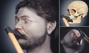Yüzü Baltayla Kesilen Savaşçının Kafatası 660 Yıl Sonra Yeniden Yapılandırıldı