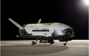 Unmanned, solar-powered US space plane back after 908 days
