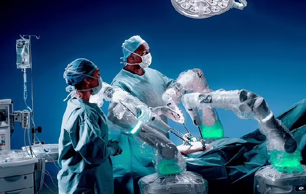 Robot SAVES 61-year-old man's life by removing a 2.3-inch cancerous tumor from his throat using 'minimal access' surgery - a first of its kind in the UK