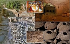 Is this the tomb of midwife who delivered Jesus? Ancient inscriptions and prayer lamps found inside a 2,000-year-old burial site in Jerusalem 'prove this is the cave of holy Salome'