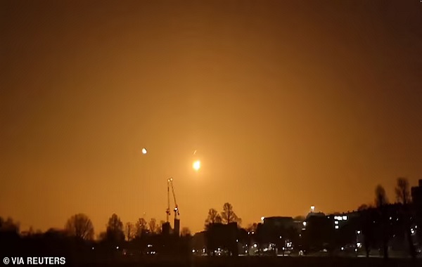 Astonishing moment asteroid explodes over the Channel as it hurtles through Earth's atmosphere