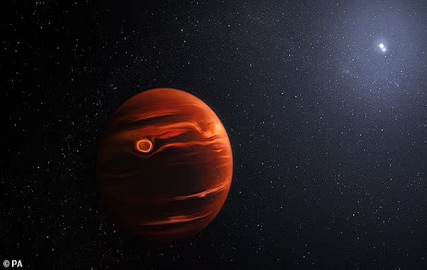 NASA s James Webb discovers a 'hellish' world 40 light years from Earth: Planet's atmosphere has swirling hot sand clouds that reach temperatures of a scorching 1,500F
