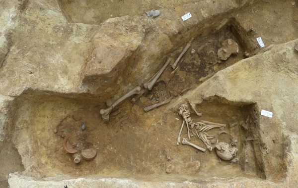 Ancient necropolis unearthed just feet away from bustling Paris train station