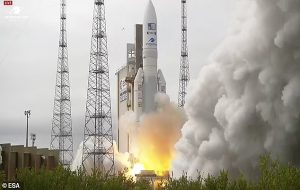 Lift off! ESA successfully launches its Juice spacecraft on a mission to JUPITER in search of alien life
