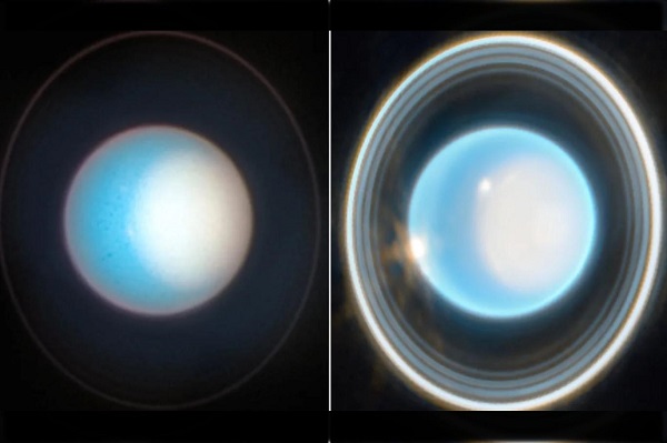 James Webb Teleskobu Uranüs ün gizli halkalarını görüntüledi