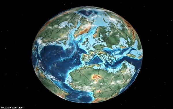 Where was YOUR home at the time of the dinosaurs? Incredible interactive map shows how Earth's continents have shifted from 750 million years ago to today