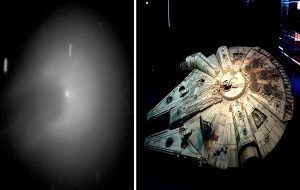 'Once in a Lifetime' Comet Is Shaped Like The Millennium Falcon