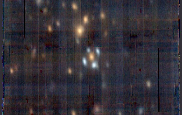 Spectacular New Einstein Cross Discovered Warping Space-Time