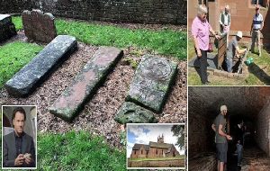 The real life Da Vinci Code? Historian uncovers graves belonging to members of the Knights Templar in Staffordshire - in one of the 'most nationally important discoveries' of its kind
