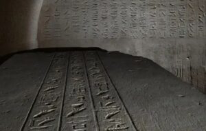 Snake bite spell protects this 6th century BC tomb in Egypt