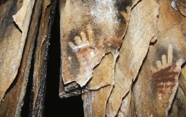 Many prehistoric handprints show a finger missing. What if this was not accidental?