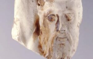 No answers yet to this mysterious brown film on this Centaur's head