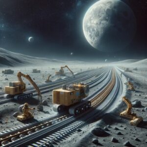 Northrup Grumman Ay'da Nasıl Demiryolu İnşa Edilebileceğini Araştırıyor