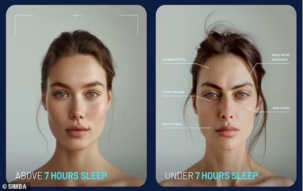EXCLUSIVE Dark circles, extra wrinkles and sagging skin: Terrifying images reveal what can happen to your face if you don't get 7 hours of sleep a night