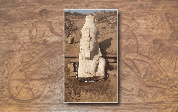 Antik Kent Kazısında 2. Ramses Heykelinin 3 Metrelik Başı Bulundu