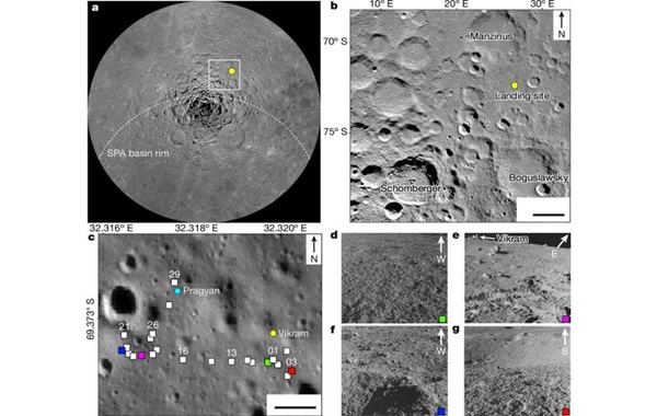 First analysis of soil near the moon's south pole suggests its surface was once covered in molten magma