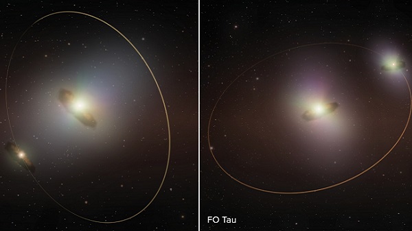 Astronomers See Planets Forming Around Binary Stars