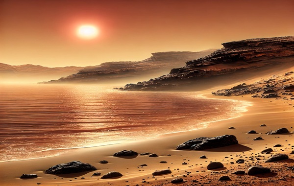 Ancient Martian Ocean Once Had Sandy Beaches Well Suited To Holiday Resorts