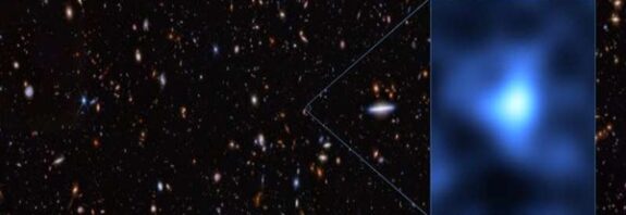 Oxygen discovered in most distant known galaxy