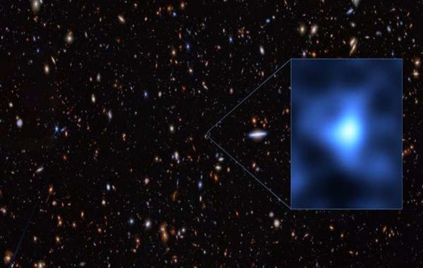 Oxygen discovered in most distant known galaxy
