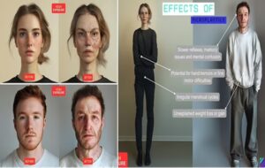 Terrifying images reveal what microplastics can do to your body - including weight gain, hair thinning, and eczema-like rashes